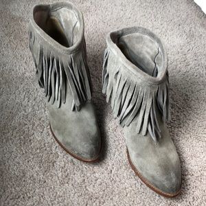 Frye Iliana Fringe Boots